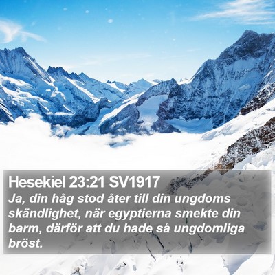 Hesekiel 23:21 SV1917 Bible Verse Image