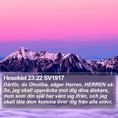 Hesekiel 23:22 SV1917 Bible Verse Image