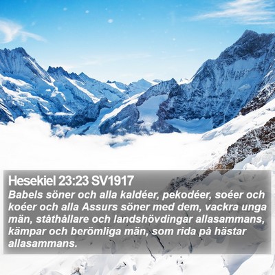 Hesekiel 23:23 SV1917 Bible Verse Image