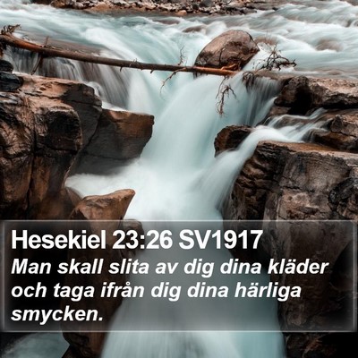Hesekiel 23:26 SV1917 Bible Verse Image