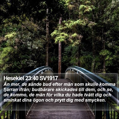 Hesekiel 23:40 SV1917 Bible Verse Image