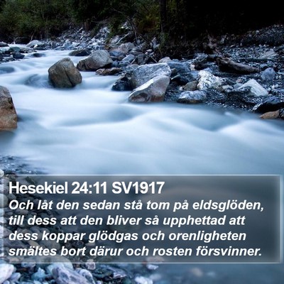 Hesekiel 24:11 SV1917 Bible Verse Image