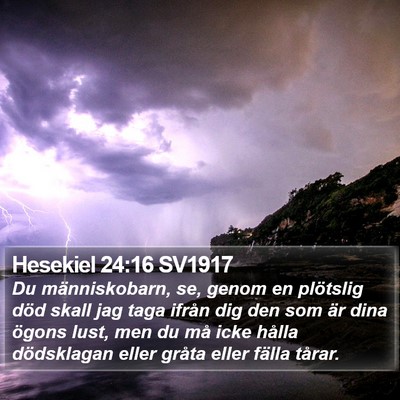 Hesekiel 24:16 SV1917 Bible Verse Image