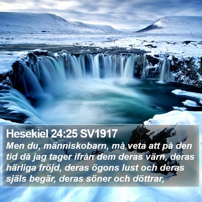 Hesekiel 24:25 SV1917 Bible Verse Image