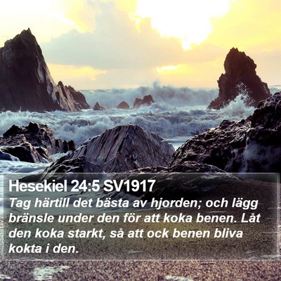 Hesekiel 24:5 SV1917 Bible Verse Image