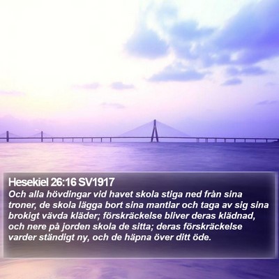Hesekiel 26:16 SV1917 Bible Verse Image