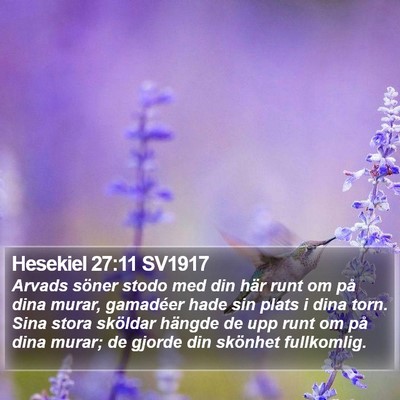 Hesekiel 27:11 SV1917 Bible Verse Image