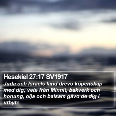 Hesekiel 27:17 SV1917 Bible Verse Image