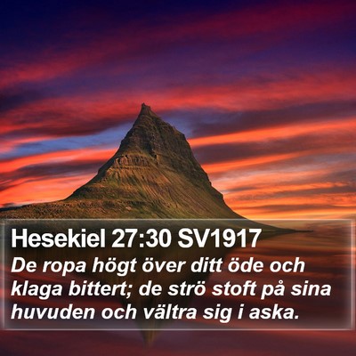 Hesekiel 27:30 SV1917 Bible Verse Image