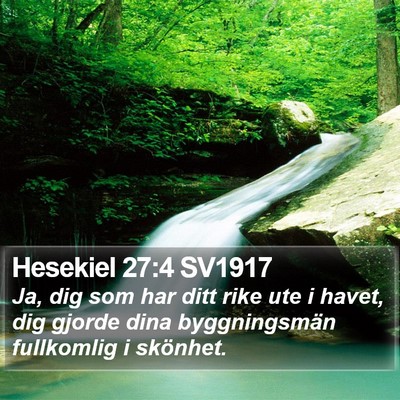 Hesekiel 27:4 SV1917 Bible Verse Image