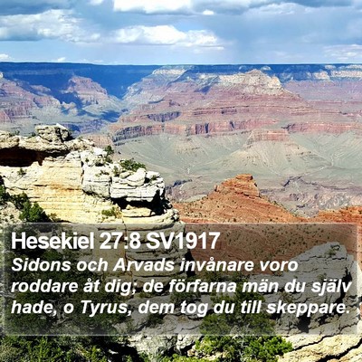Hesekiel 27:8 SV1917 Bible Verse Image