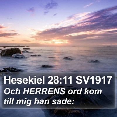 Hesekiel 28:11 SV1917 Bible Verse Image