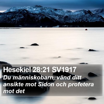 Hesekiel 28:21 SV1917 Bible Verse Image