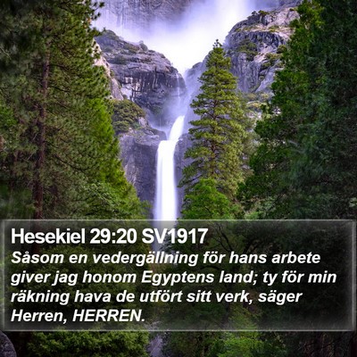 Hesekiel 29:20 SV1917 Bible Verse Image