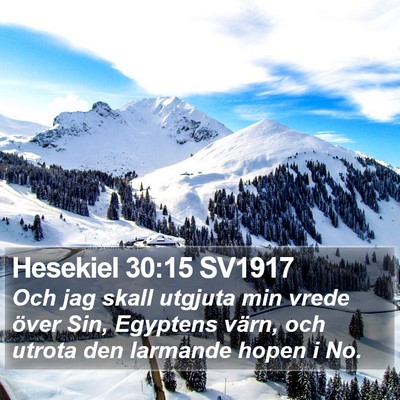 Hesekiel 30:15 SV1917 Bible Verse Image
