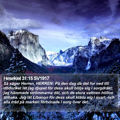 Hesekiel 31:15 SV1917 Bible Verse Image