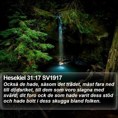 Hesekiel 31:17 SV1917 Bible Verse Image