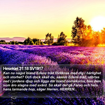 Hesekiel 31:18 SV1917 Bible Verse Image