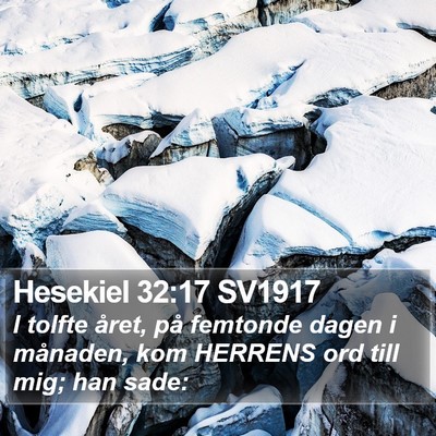 Hesekiel 32:17 SV1917 Bible Verse Image