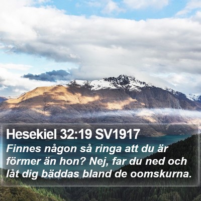 Hesekiel 32:19 SV1917 Bible Verse Image