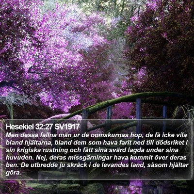 Hesekiel 32:27 SV1917 Bible Verse Image