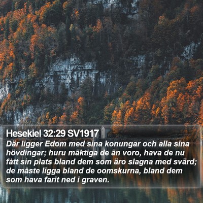 Hesekiel 32:29 SV1917 Bible Verse Image
