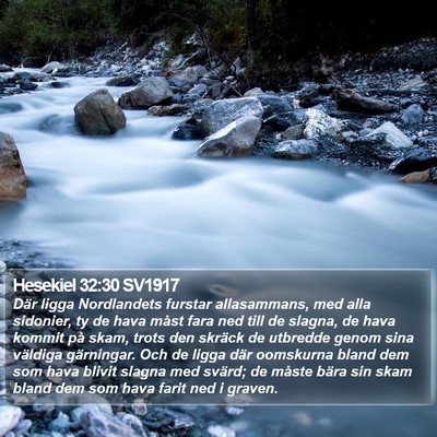 Hesekiel 32:30 SV1917 Bible Verse Image