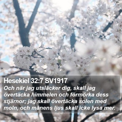 Hesekiel 32:7 SV1917 Bible Verse Image
