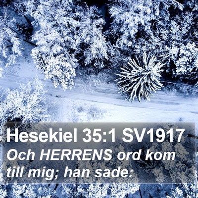 Hesekiel 35:1 SV1917 Bible Verse Image