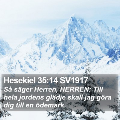 Hesekiel 35:14 SV1917 Bible Verse Image
