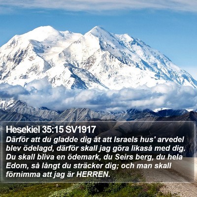 Hesekiel 35:15 SV1917 Bible Verse Image