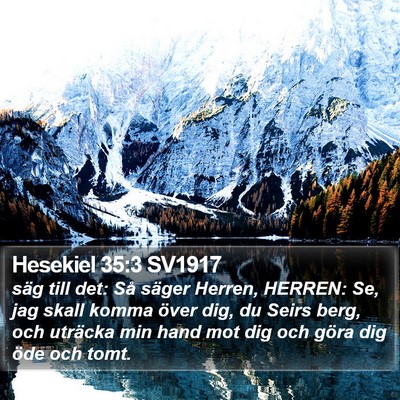 Hesekiel 35:3 SV1917 Bible Verse Image
