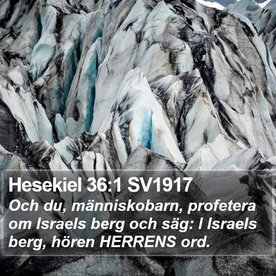 Hesekiel 36:1 SV1917 Bible Verse Image