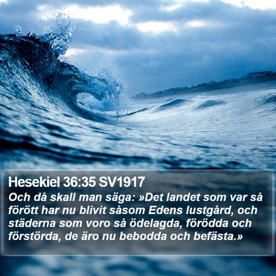Hesekiel 36:35 SV1917 Bible Verse Image