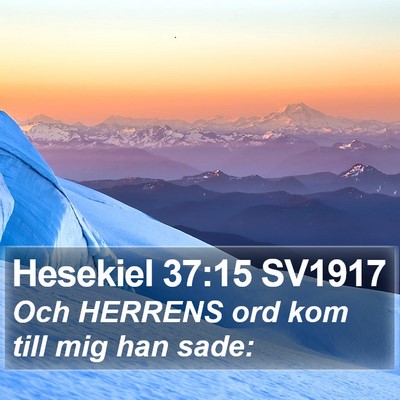 Hesekiel 37:15 SV1917 Bible Verse Image