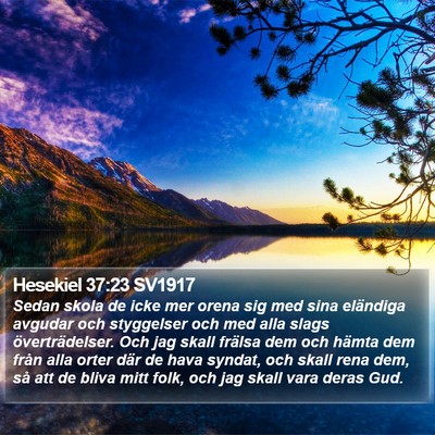 Hesekiel 37:23 SV1917 Bible Verse Image