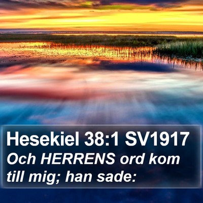Hesekiel 38:1 SV1917 Bible Verse Image
