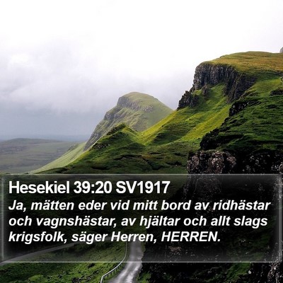 Hesekiel 39:20 SV1917 Bible Verse Image