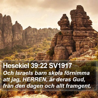 Hesekiel 39:22 SV1917 Bible Verse Image