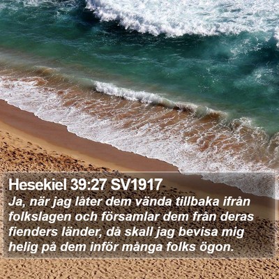 Hesekiel 39:27 SV1917 Bible Verse Image