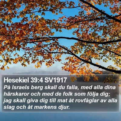 Hesekiel 39:4 SV1917 Bible Verse Image
