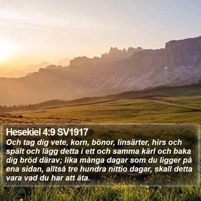 Hesekiel 4:9 SV1917 Bible Verse Image
