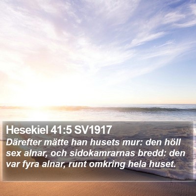 Hesekiel 41:5 SV1917 Bible Verse Image