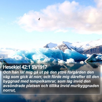 Hesekiel 42:1 SV1917 Bible Verse Image