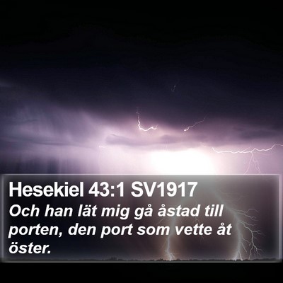 Hesekiel 43:1 SV1917 Bible Verse Image