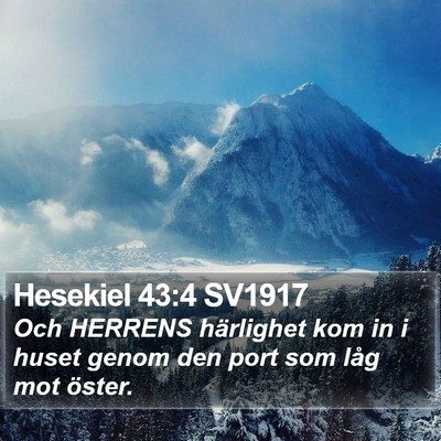 Hesekiel 43:4 SV1917 Bible Verse Image
