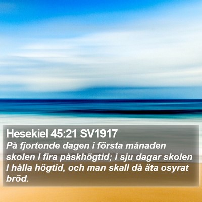 Hesekiel 45:21 SV1917 Bible Verse Image