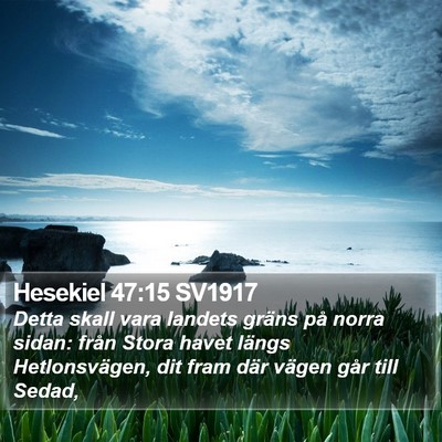 Hesekiel 47:15 SV1917 Bible Verse Image