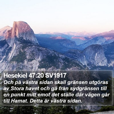 Hesekiel 47:20 SV1917 Bible Verse Image