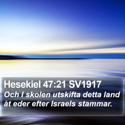 Hesekiel 47:21 SV1917 Bible Verse Image